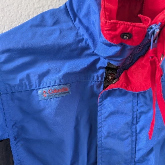 Columbia Sportswear Company Vintage Bugaboo Youth Small Radial Sleeve Blue - Picture 3 of 6